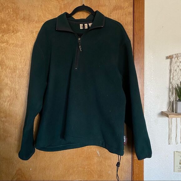 🍄 Woolrich Forest Emerald Green Jacket granola girl style - Picture 1 of 6